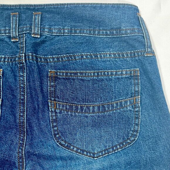 George & Martha Cropped Denim Jeans Women's Size 10 Mid Rise 2-Button - Picture 7 of 7